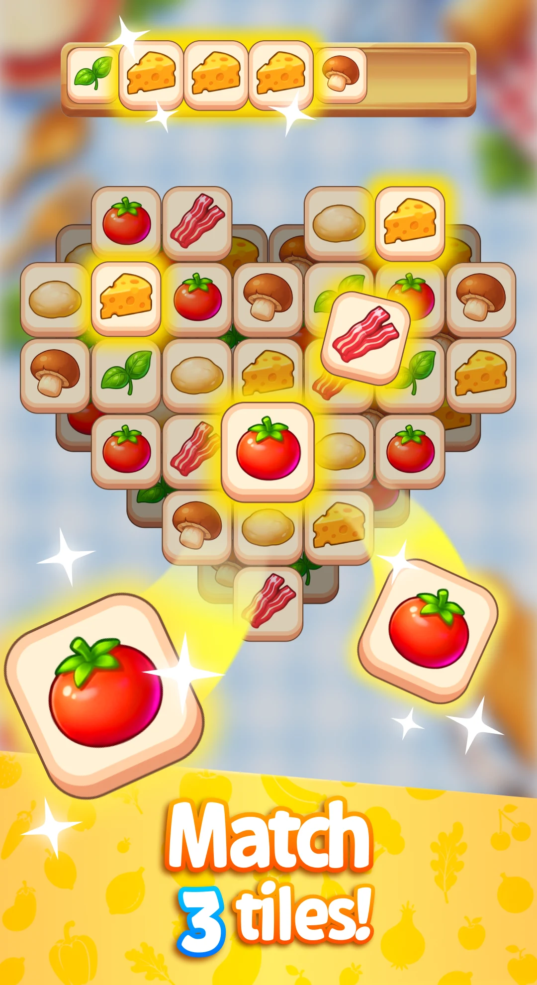 Food story: Tile match screenshot