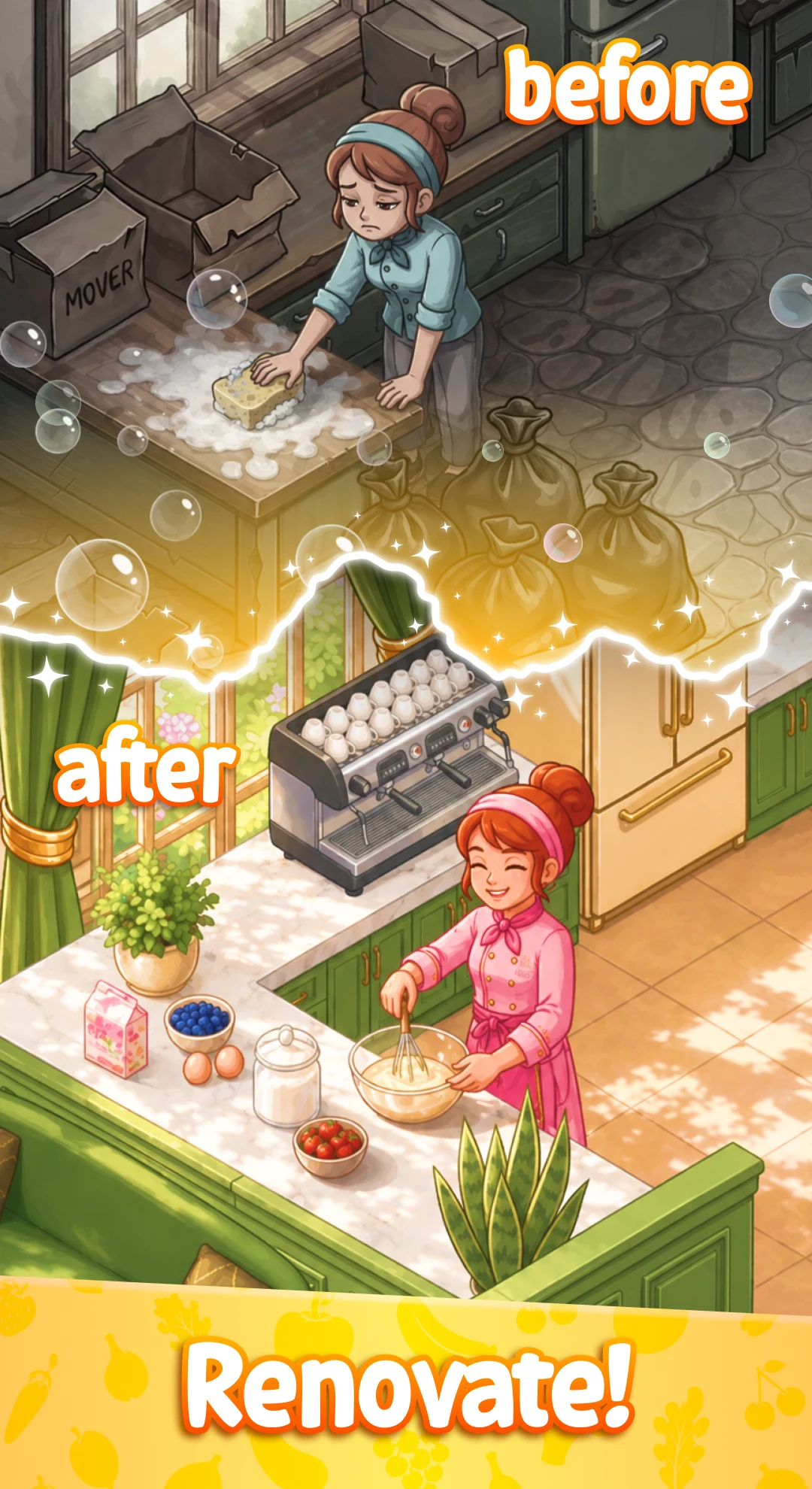 Food story: Tile match screenshot