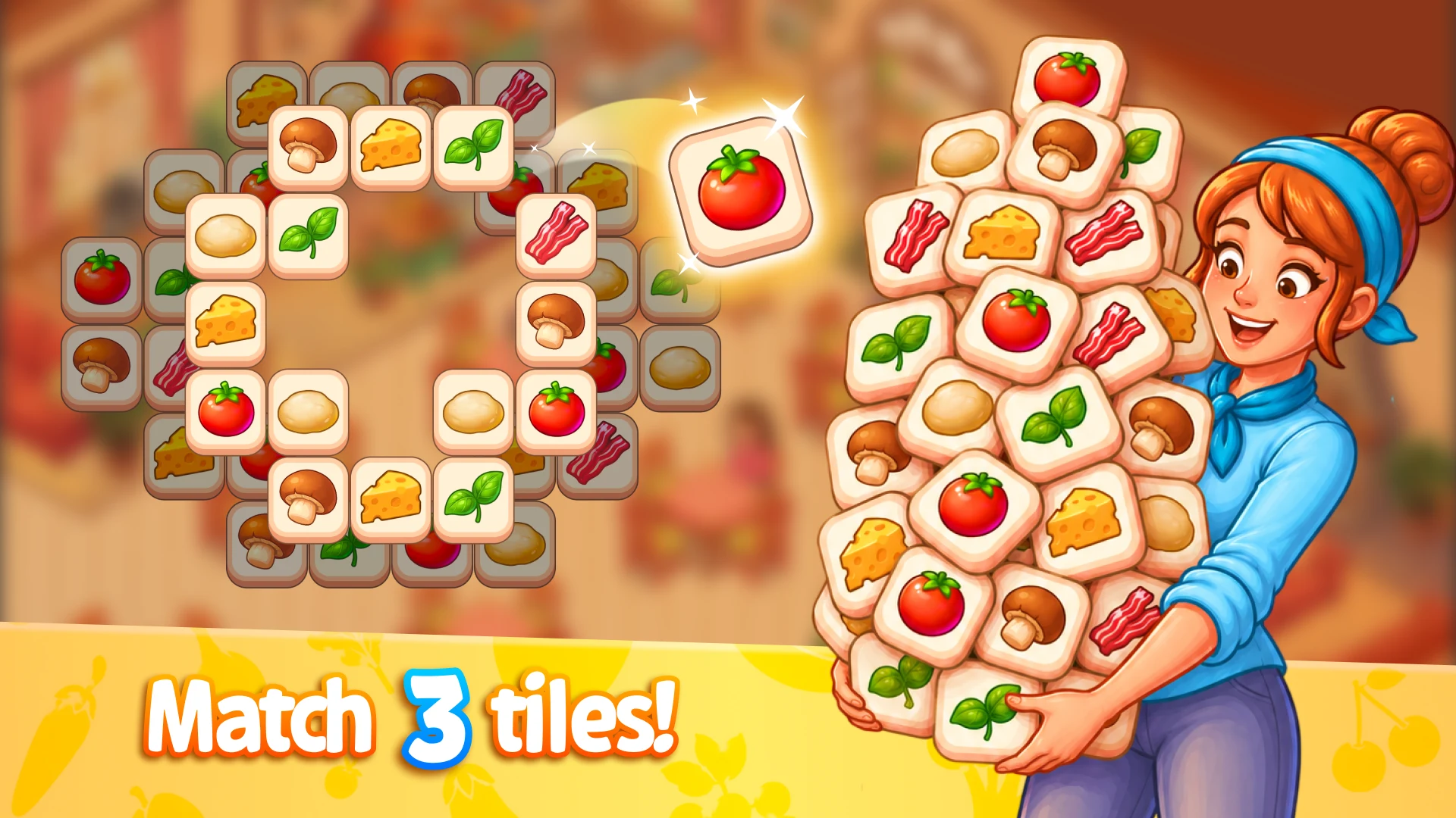 Food story: Tile match screenshot