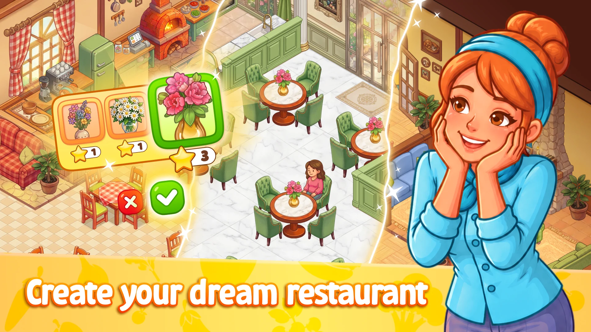 Food story: Tile match screenshot